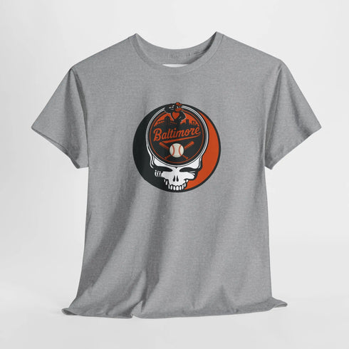 Grateful Dead - Baltimore Orioles Grateful Dead Steal Your Face T-Shirt - MLB - StealieShop